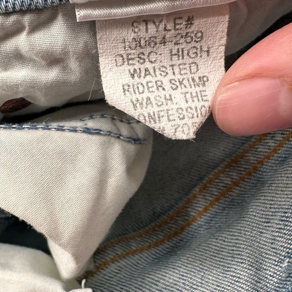 Mother Superior The High Waisted Rider Skimp The Confession Jeans Size:30 FLAW - Picture 4 of 8